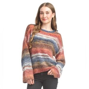 PAPILLON Striped MULTI COLOR Knit Sweater